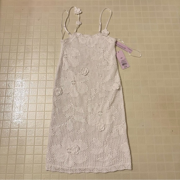 Womens Rosette Mini Sweater Dress - Wild Fable : Cotton, Backless Size XXS - Picture 4 of 7